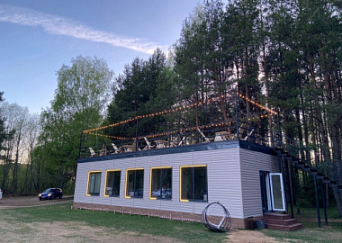 Семейный парк "Черная речка" открыл новую террасу "Крыша"